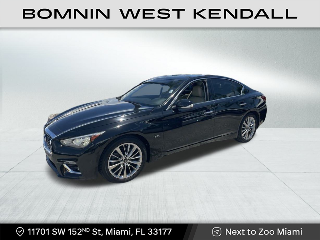 Used 2019 INFINITI Q50 LUXE with VIN JN1EV7AP0KM514599 for sale in Miami, FL