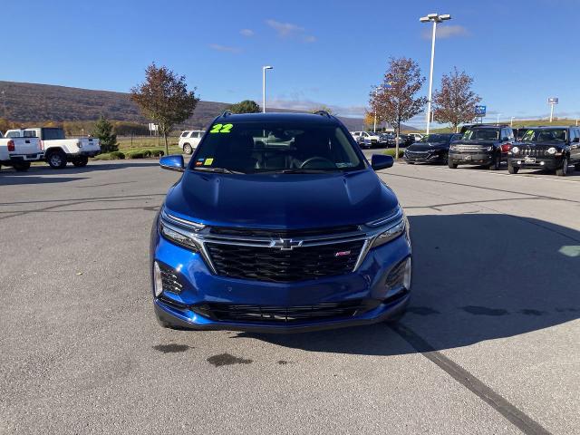 Used 2022 Chevrolet Equinox RS with VIN 3GNAXWEV4NS193753 for sale in Muncy, PA