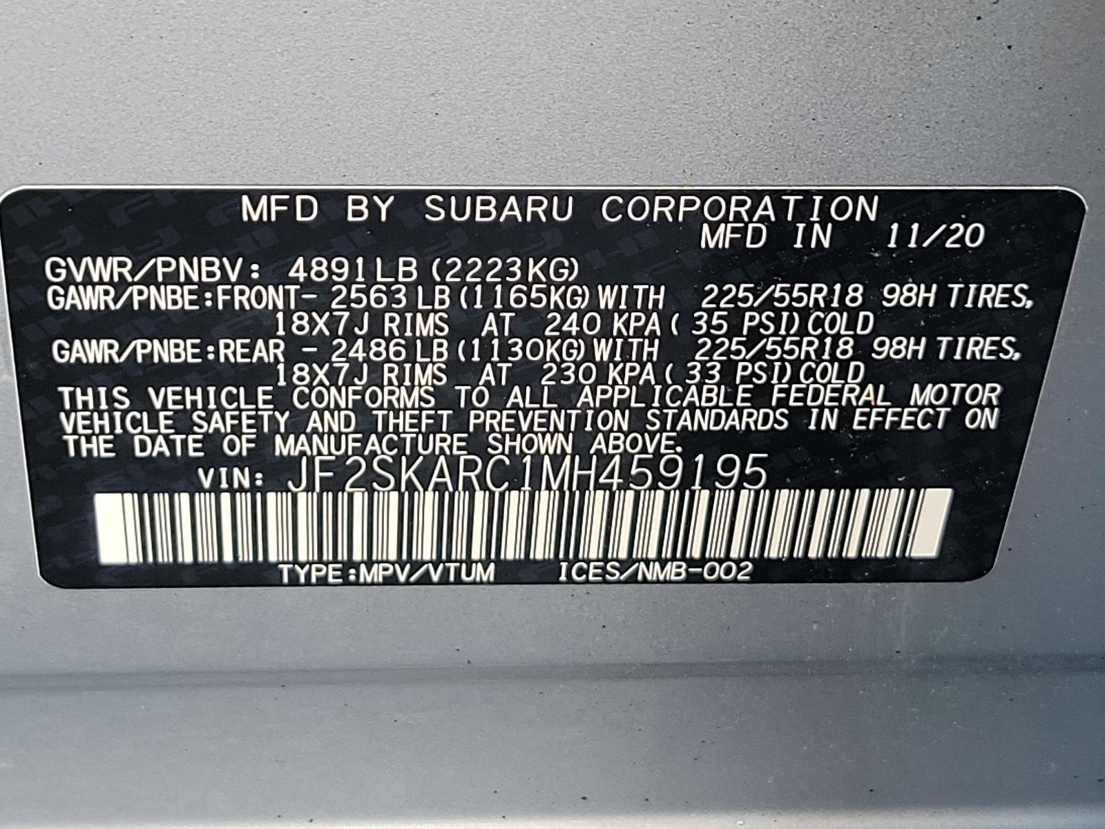 2021 Subaru Forester Vehicle Photo in BETHLEHEM, PA 18017