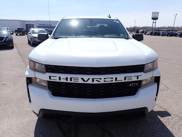 Used 2021 Chevrolet Silverado 1500 Custom with VIN 1GCRYBEK0MZ299755 for sale in Sault Sainte Marie, MI