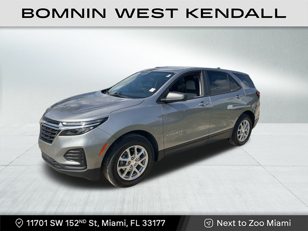 Used 2024 Chevrolet Equinox LS with VIN 3GNAXHEGXRL109027 for sale in Miami, FL