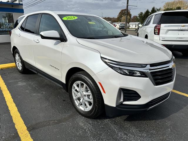 Used 2024 Chevrolet Equinox LT with VIN 3GNAXUEGXRS216707 for sale in Gallipolis, OH