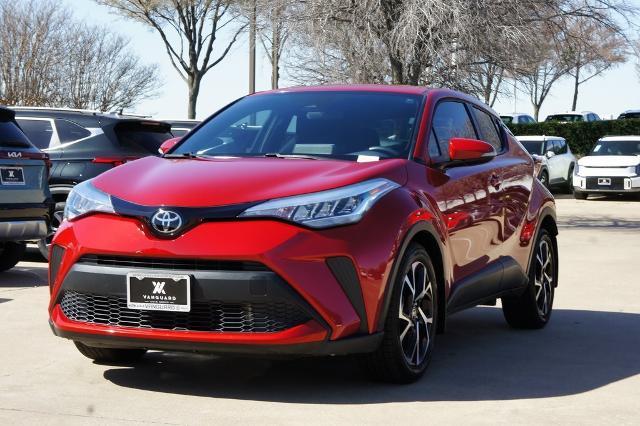 Used 2021 Toyota C-HR XLE with VIN NMTKHMBX7MR132354 for sale in Hughes Springs, TX