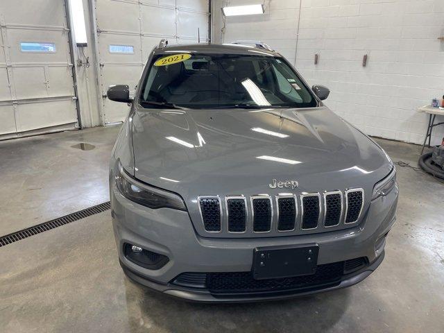 Used 2021 Jeep Cherokee Latitude Plus with VIN 1C4PJMLB2MD177468 for sale in Muncie, IN