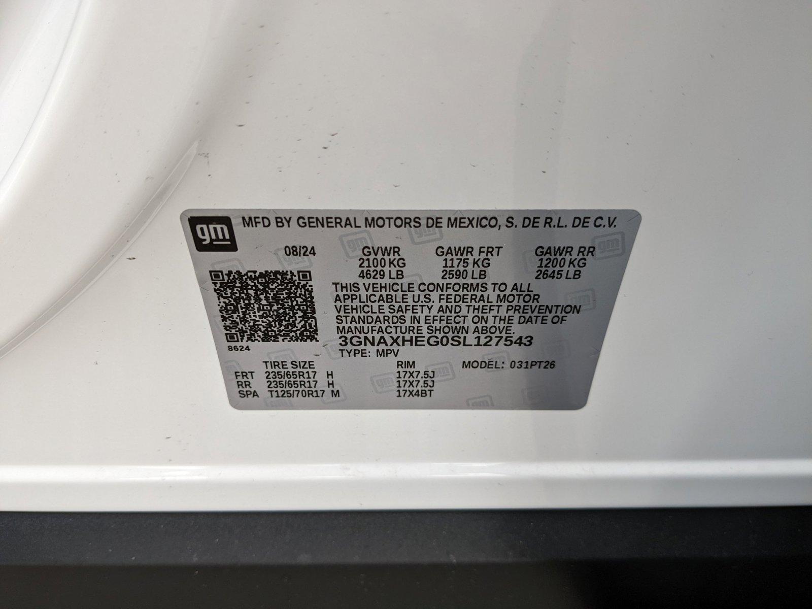 2025 Chevrolet Equinox Vehicle Photo in ORLANDO, FL 32808-7998