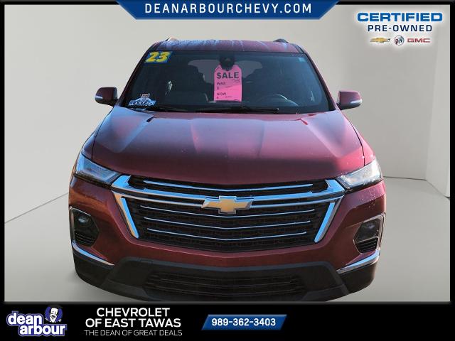 Certified 2023 Chevrolet Traverse 1LT with VIN 1GNEVGKW3PJ316876 for sale in East Tawas, MI