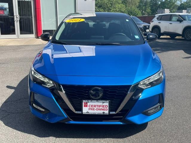 Used 2021 Nissan Sentra SR with VIN 3N1AB8DV2MY247053 for sale in Yonkers, NY