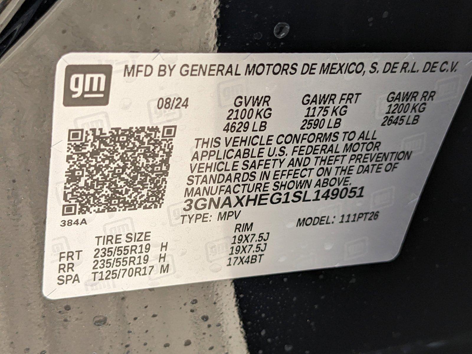 2025 Chevrolet Equinox Vehicle Photo in MIAMI, FL 33172-3015