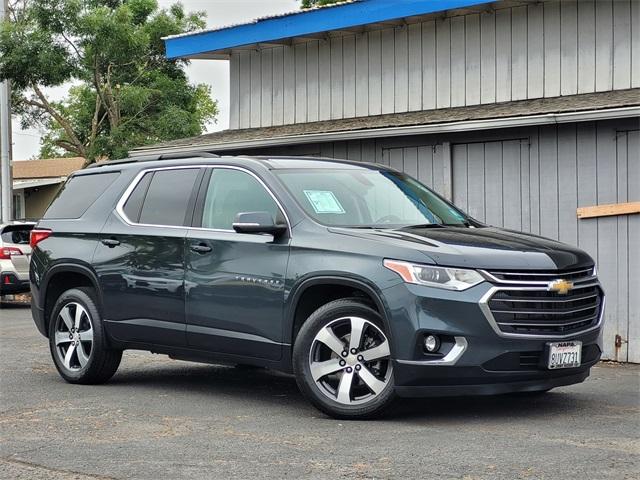 Used 2021 Chevrolet Traverse 3LT with VIN 1GNEVHKW6MJ154551 for sale in Napa, CA