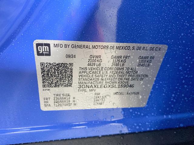 2025 Chevrolet Equinox Vehicle Photo in ALLIANCE, OH 44601-4622