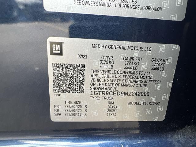 2021 GMC Sierra 1500 Vehicle Photo in BOSTON, NY 14025-9684