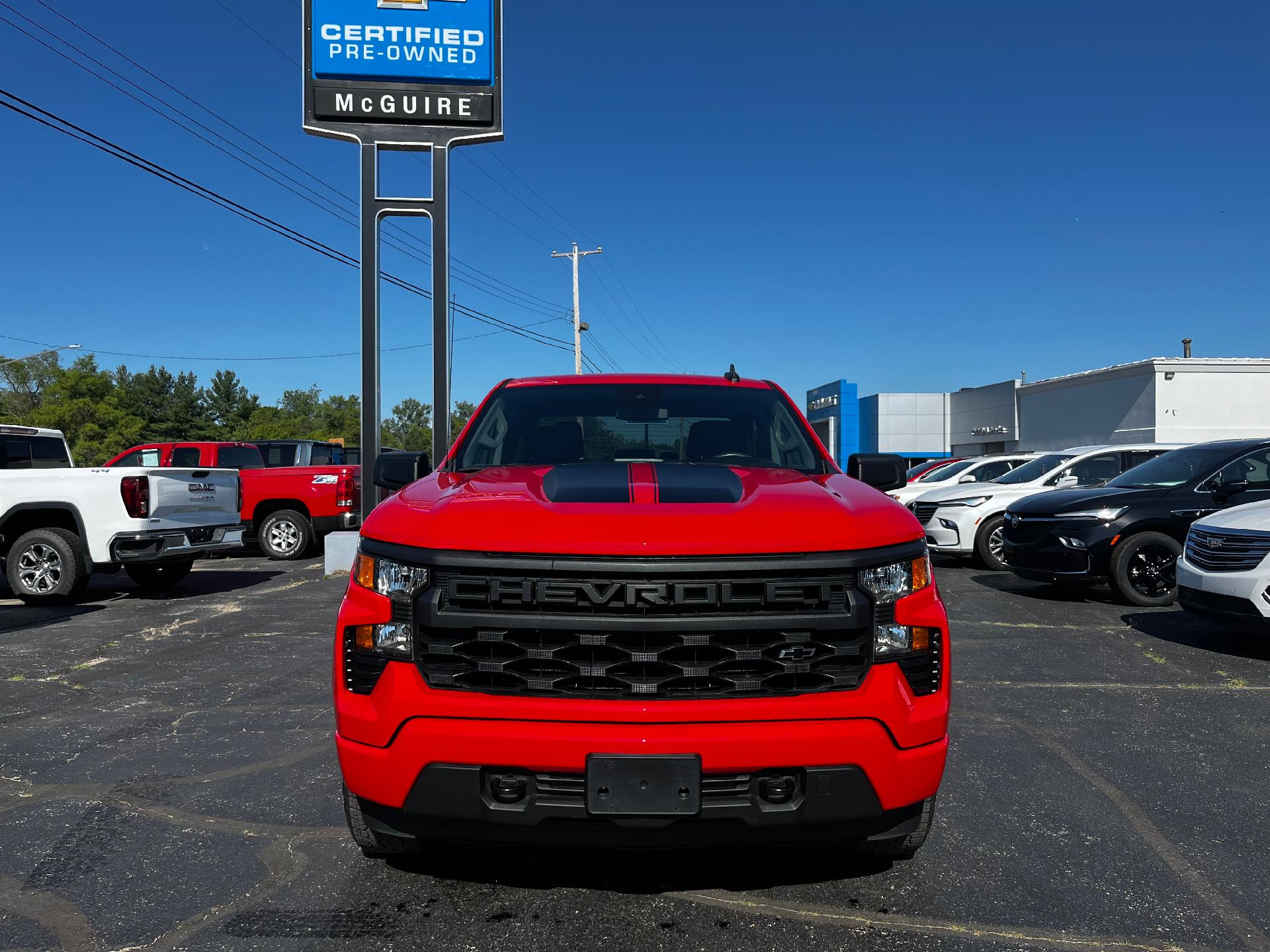 Used 2022 Chevrolet Silverado 1500 Custom with VIN 1GCPDBEK8NZ524136 for sale in Clare, MI