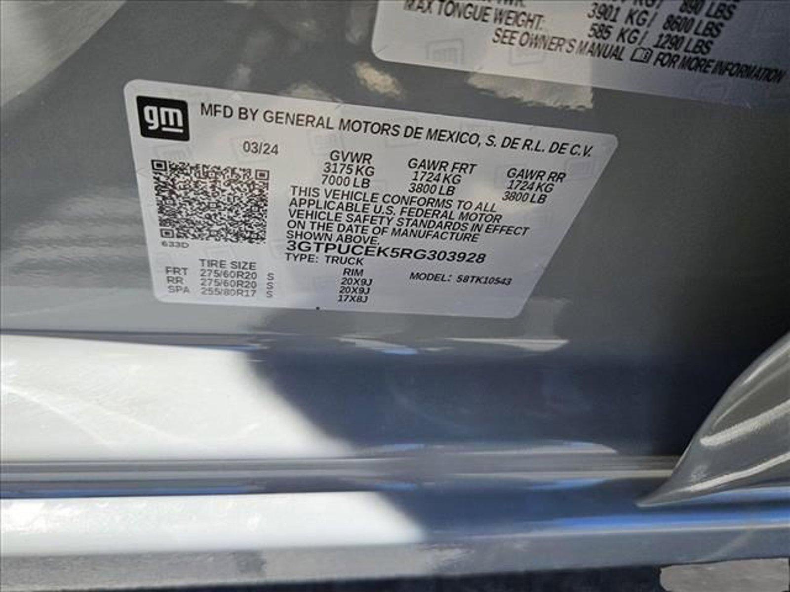 2024 GMC Sierra 1500 Vehicle Photo in LAS VEGAS, NV 89146-3033