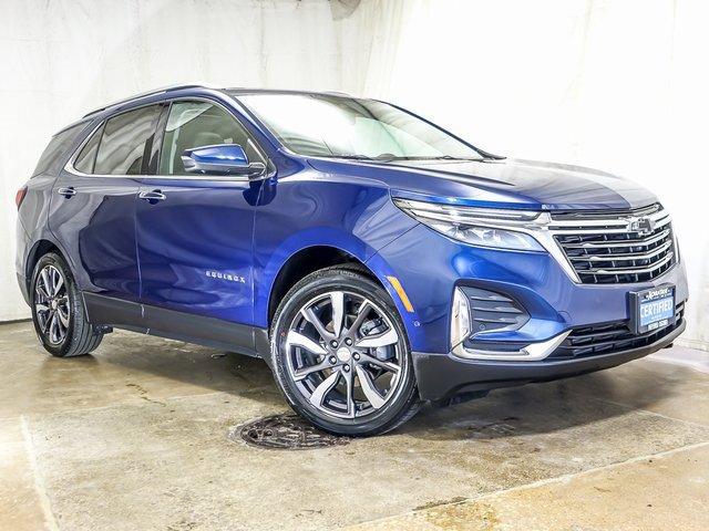 Certified 2022 Chevrolet Equinox Premier with VIN 3GNAXXEV3NS105703 for sale in Hodgkins, IL