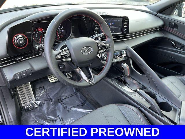 Used 2022 Hyundai Elantra N Line with VIN KMHLR4AF6NU240615 for sale in Highland, IN