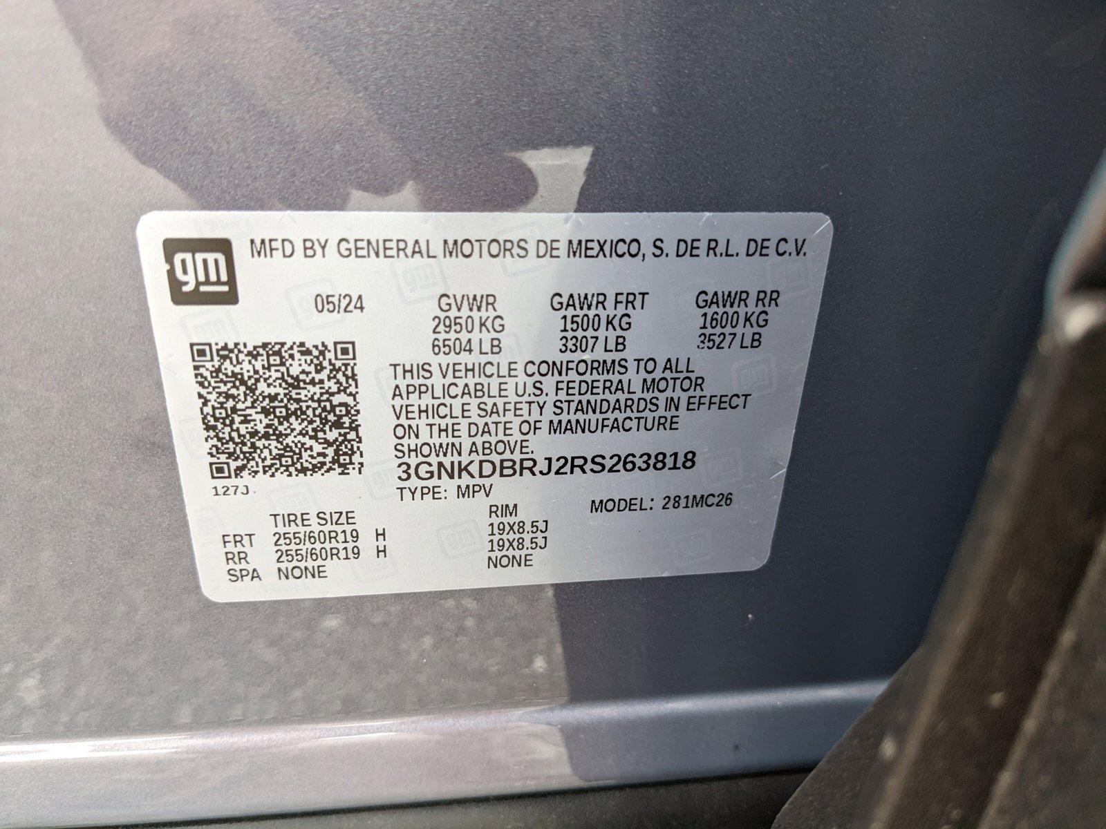 2024 Chevrolet Blazer EV Vehicle Photo in ORLANDO, FL 32808-7998