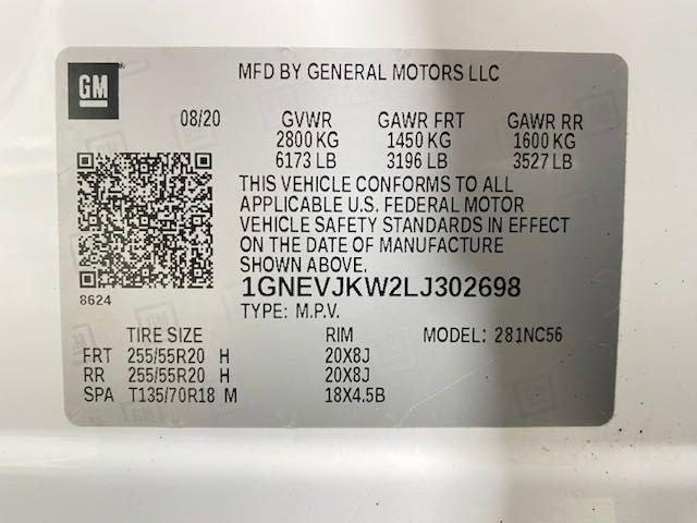 2020 Chevrolet Traverse Vehicle Photo in BROCKTON, MA 02301-7113