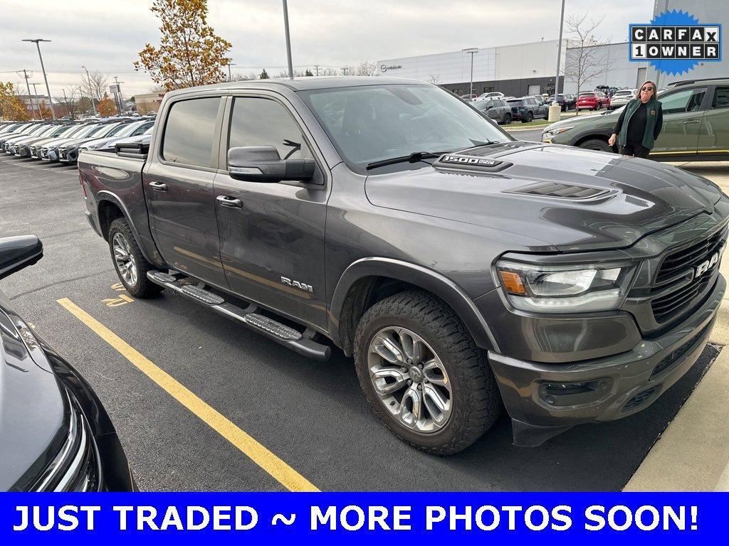 Used 2020 RAM Ram 1500 Pickup Laramie with VIN 1C6SRFJT9LN287072 for sale in Joliet, IL