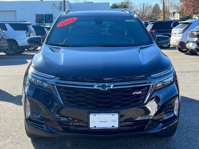 Used 2022 Chevrolet Equinox RS with VIN 2GNAXMEV8N6149726 for sale in Hicksville, NY