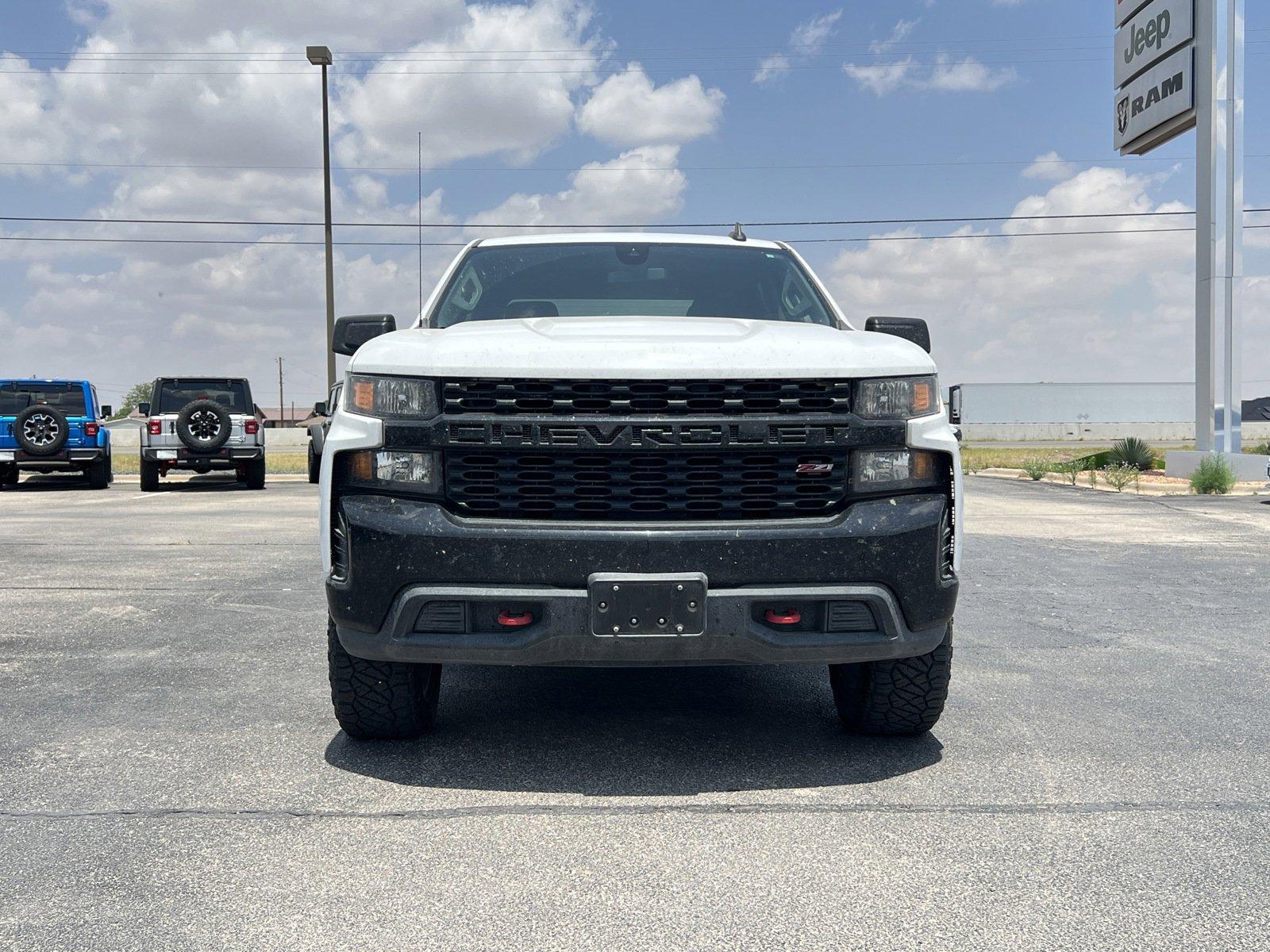 Used 2021 Chevrolet Silverado 1500 Custom with VIN 3GCPYCEF3MG312420 for sale in Monahans, TX