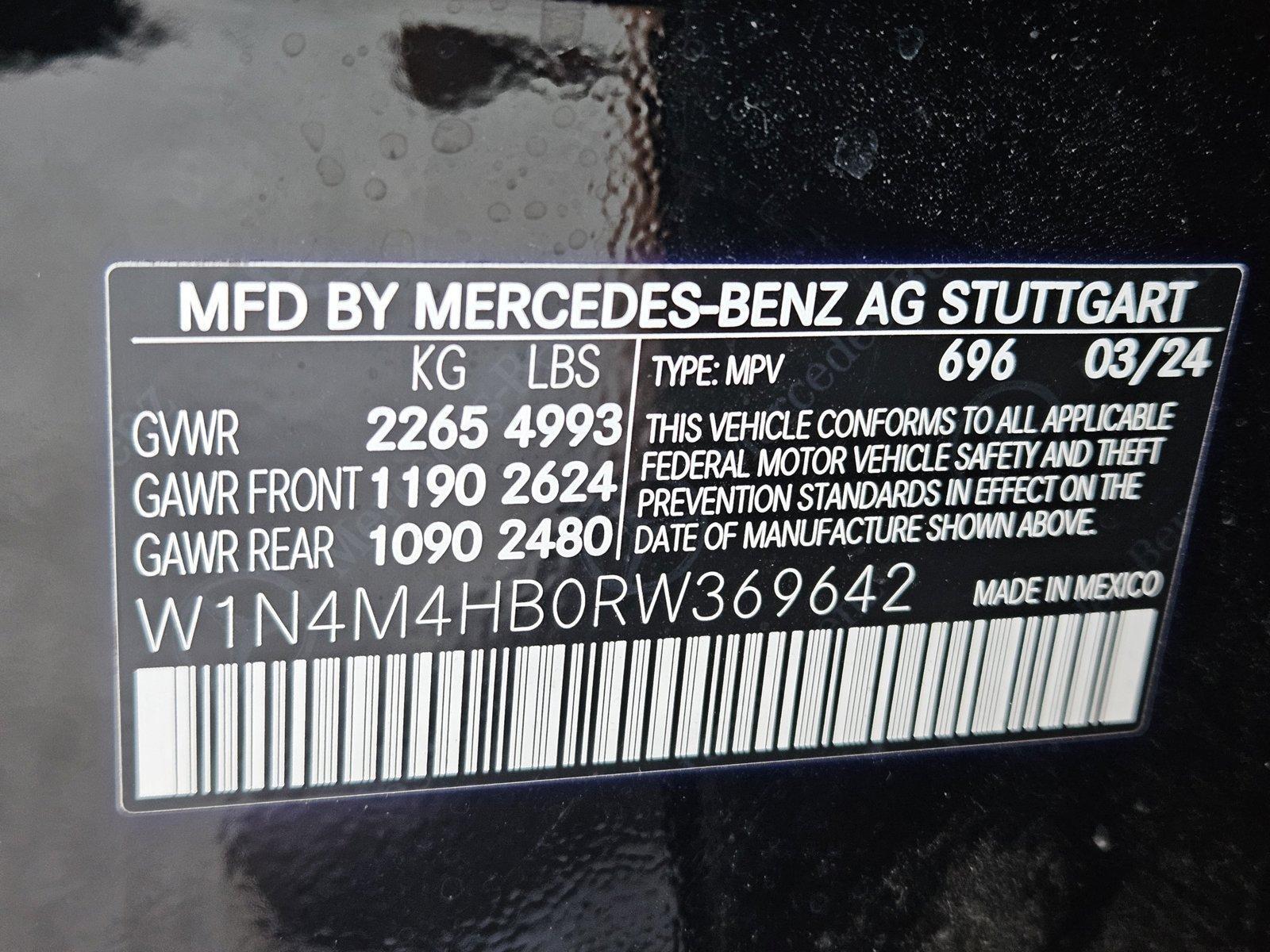 2024 Mercedes-Benz GLB Vehicle Photo in Pembroke Pines , FL 33027