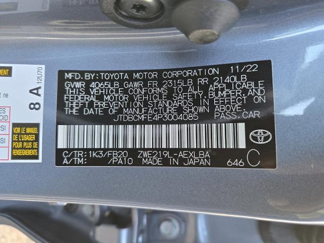 2023 Toyota Corolla Vehicle Photo in Weatherford, TX 76087-8771