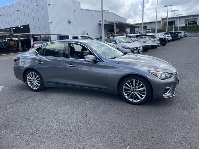 Used 2021 INFINITI Q50 LUXE with VIN JN1EV7BP8MM705155 for sale in Kaneohe, HI