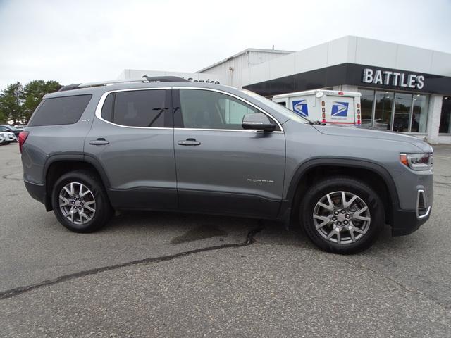 Used 2022 GMC Acadia SLT with VIN 1GKKNULS6NZ110072 for sale in Bourne, MA