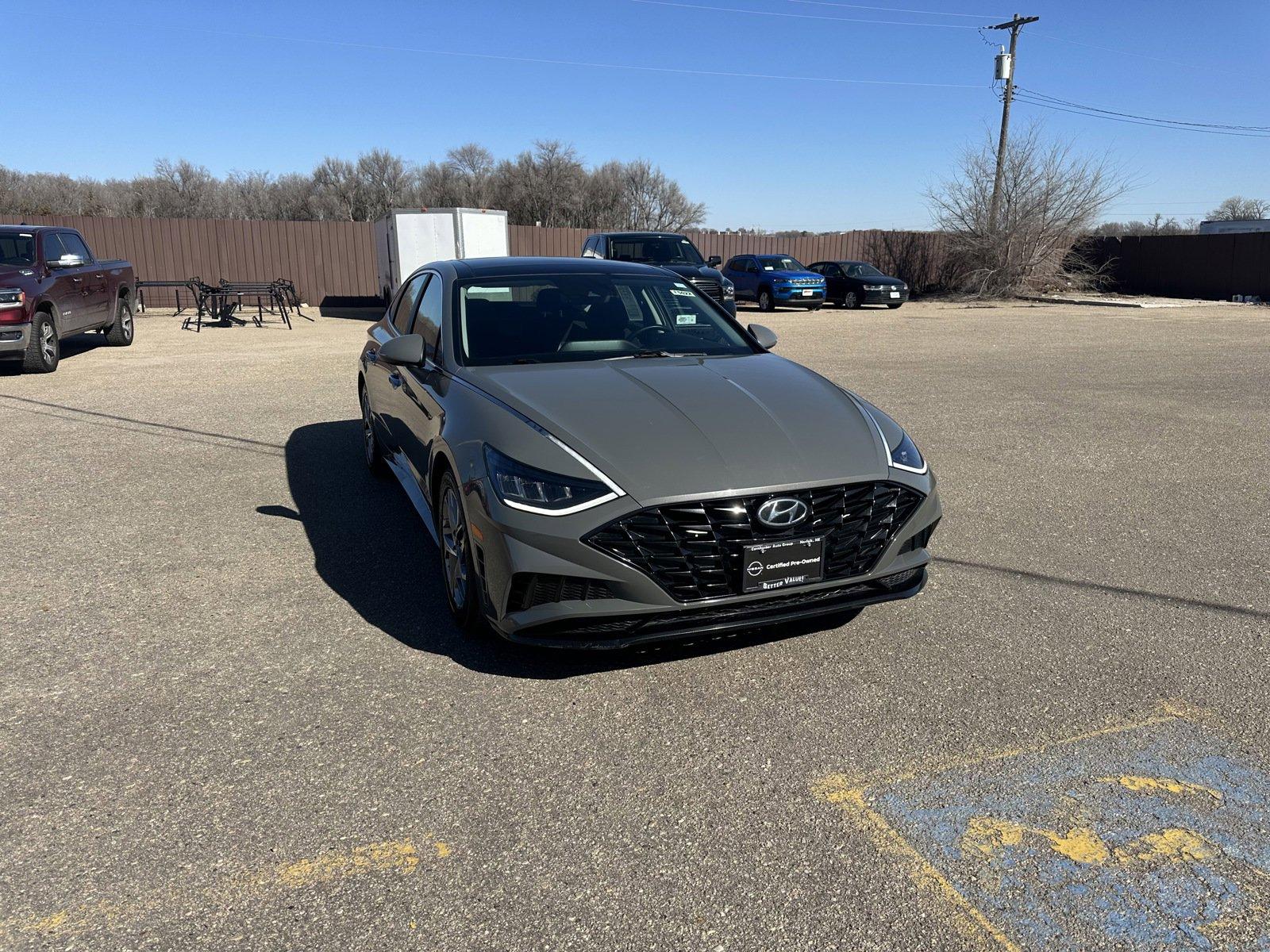 Used 2021 Hyundai Sonata SEL with VIN KMHL14JA4MA151010 for sale in Norfolk, NE