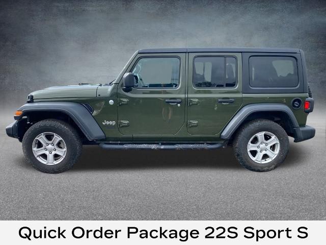 Used 2020 Jeep Wrangler Unlimited Sport S with VIN 1C4HJXDN6LW338437 for sale in Brockport, NY