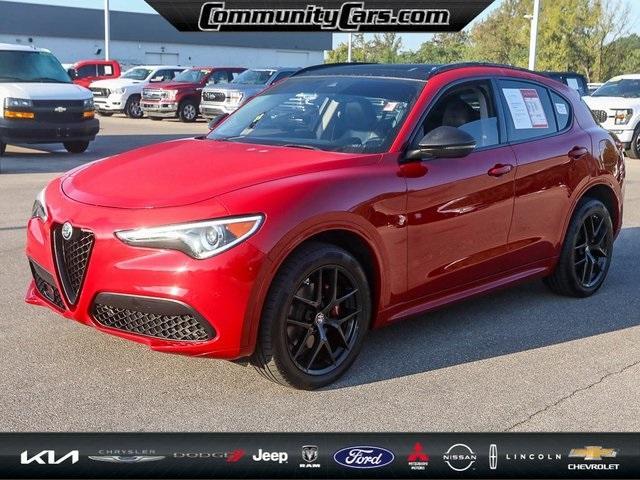 Used 2020 Alfa Romeo Stelvio Sport with VIN ZASPAKAN9L7C95216 for sale in Bloomington, IN