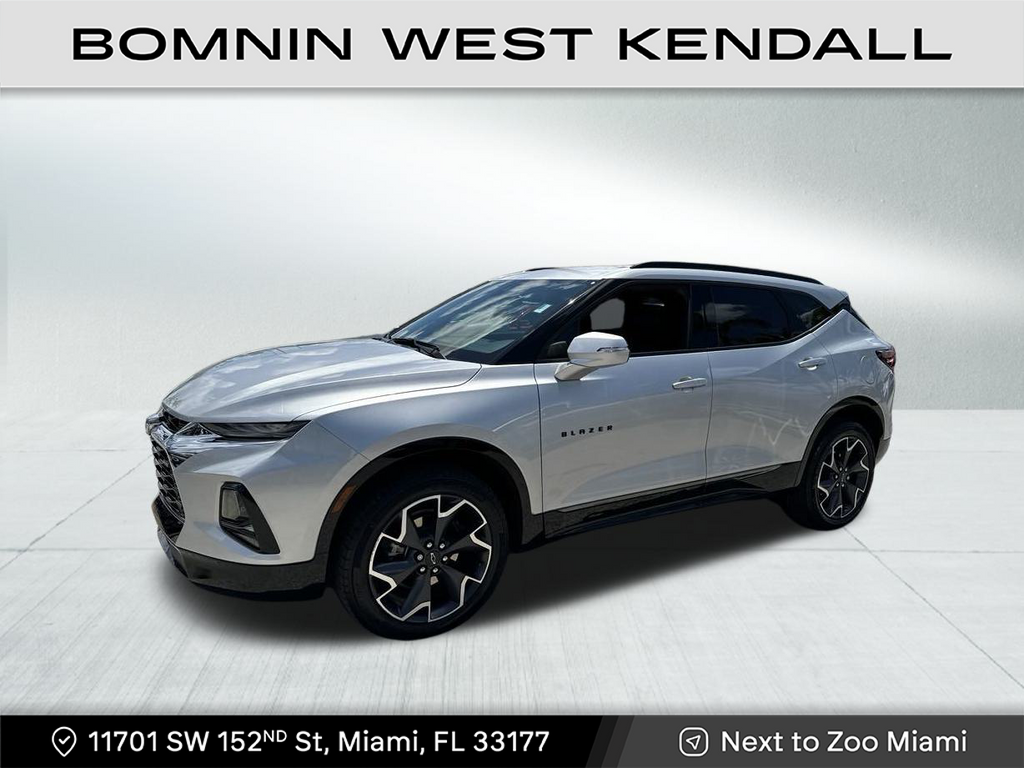 Used 2021 Chevrolet Blazer RS with VIN 3GNKBERSXMS581890 for sale in Miami, FL