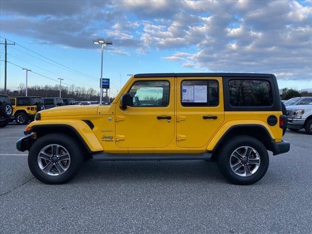 Used 2021 Jeep Wrangler Unlimited Sahara with VIN 1C4HJXEG6MW533116 for sale in Tappahannock, VA