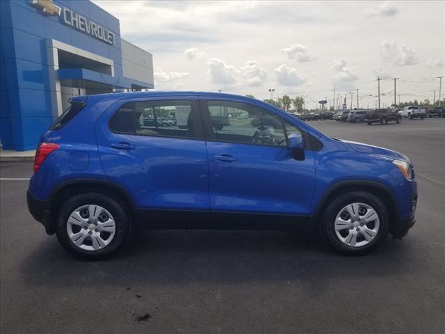 Used 2016 Chevrolet Trax LS with VIN KL7CJKSB9GB759410 for sale in Shelby, OH