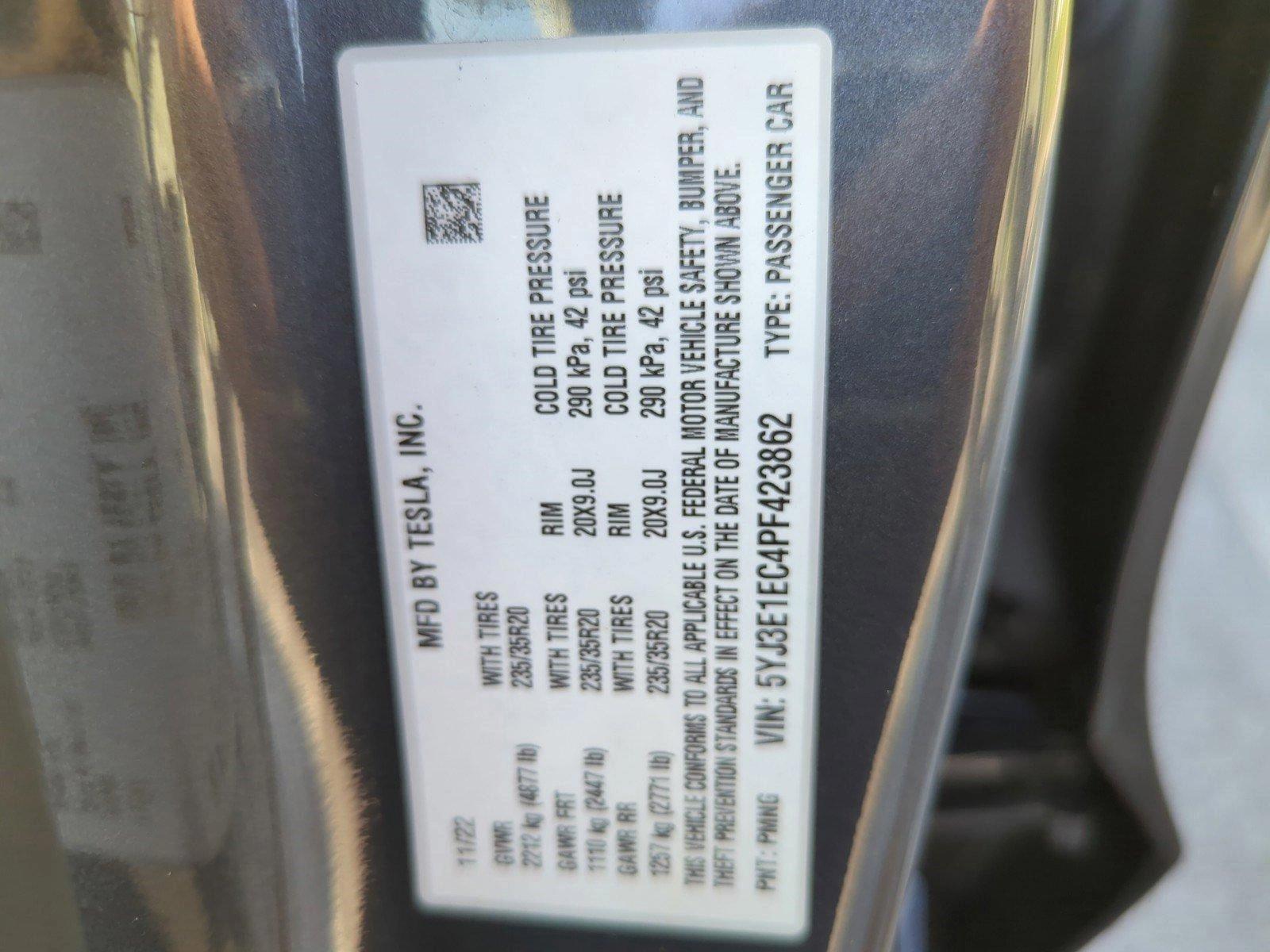 2023 Tesla Model 3 Vehicle Photo in Margate, FL 33063