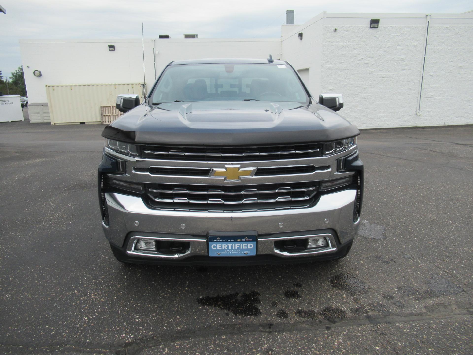 Certified 2020 Chevrolet Silverado 1500 LTZ with VIN 3GCUYGED1LG111154 for sale in Prescott, WI