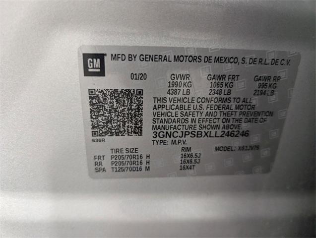 2020 Chevrolet Trax Vehicle Photo in ENGLEWOOD, CO 80113-6708