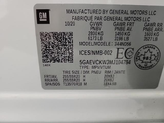 2021 Buick Enclave Vehicle Photo in NEENAH, WI 54956-2243