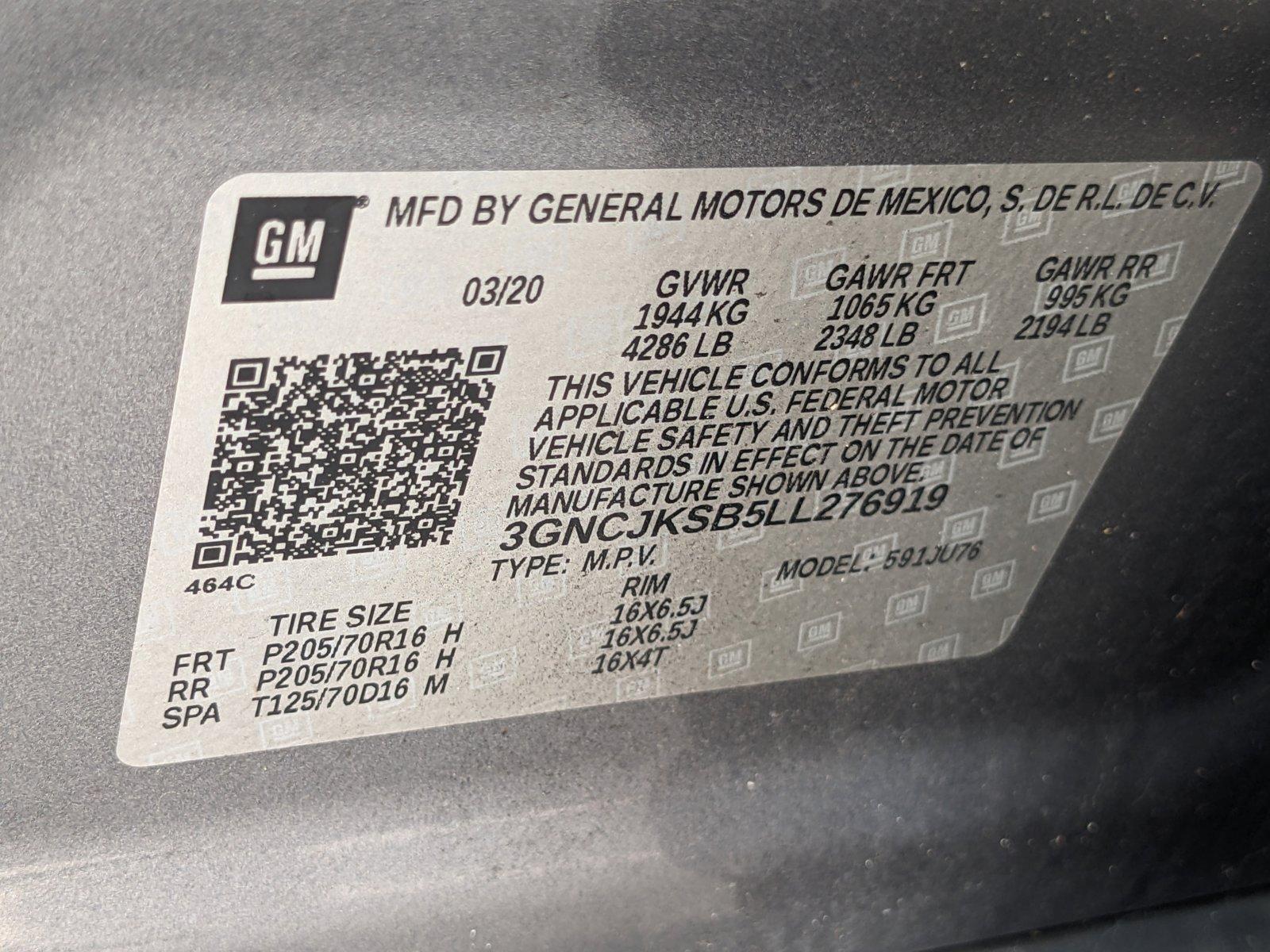 2020 Chevrolet Trax Vehicle Photo in MIAMI, FL 33172-3015