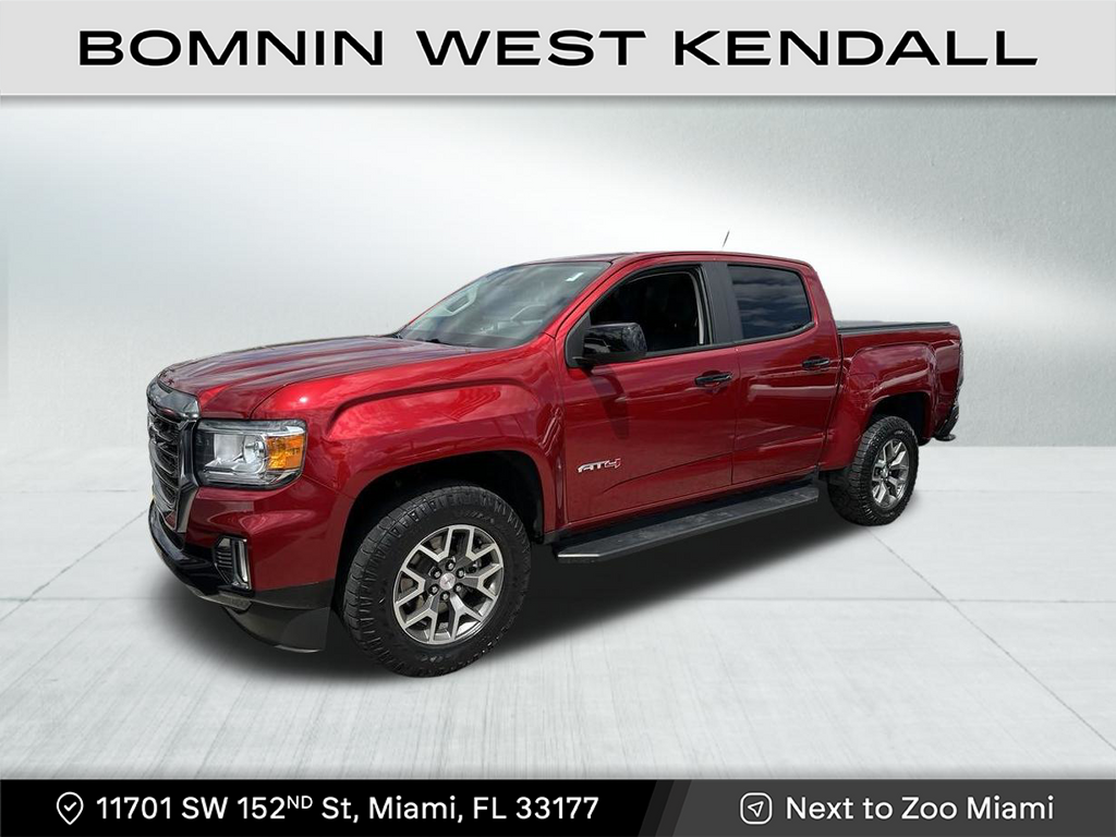 Used 2021 GMC Canyon AT4 with VIN 1GTG6FEN4M1211075 for sale in Miami, FL