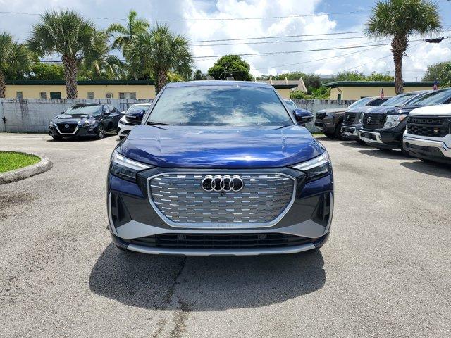 Used 2024 Audi Q4 Sportback e-tron Premium with VIN WA122BFZ6RP016285 for sale in Fort Lauderdale, FL