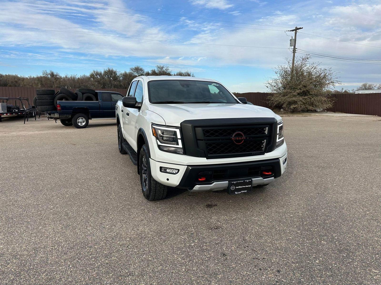 Certified 2023 Nissan Titan PRO-4X with VIN 1N6AA1ED8PN110887 for sale in Norfolk, NE