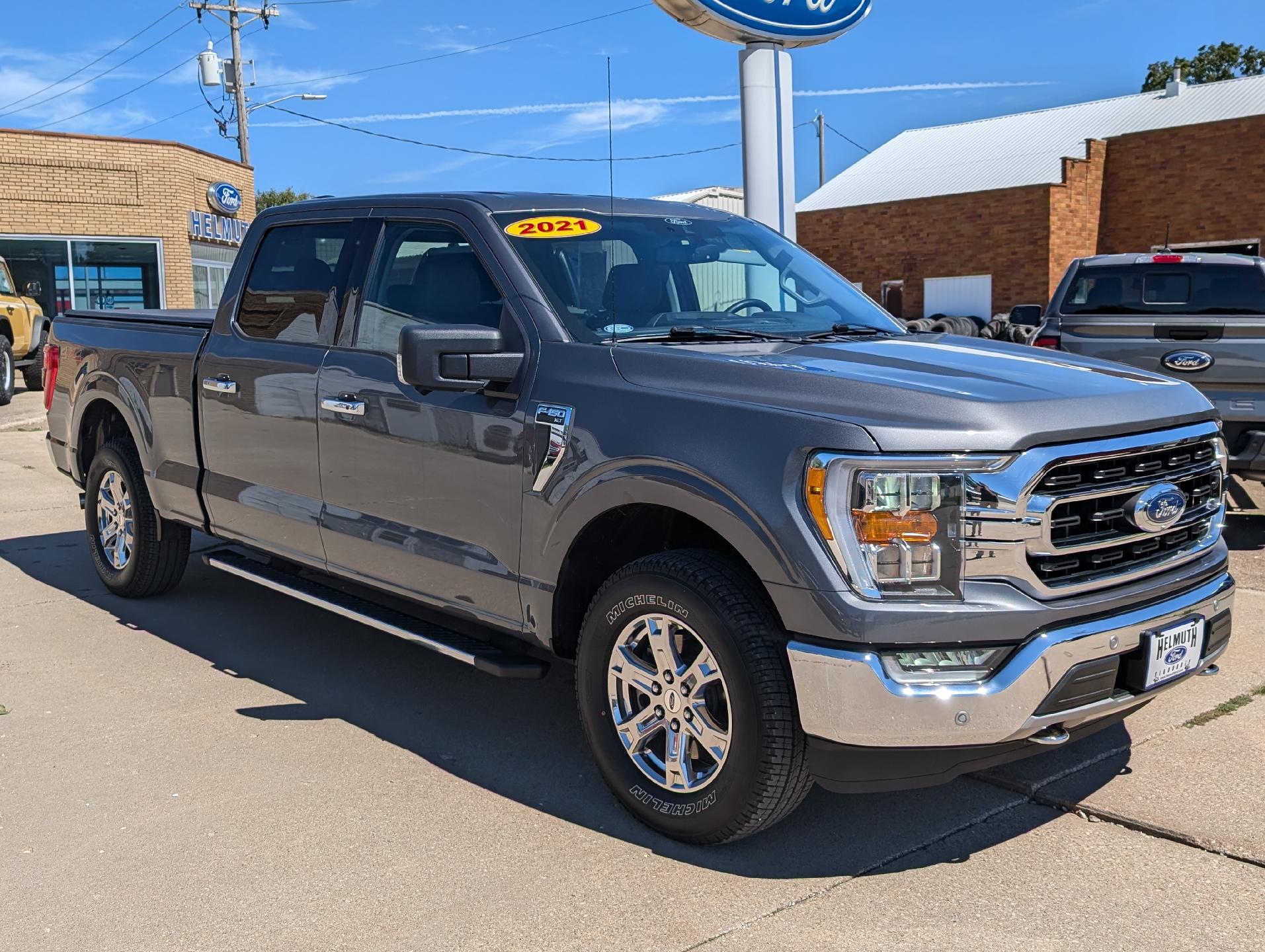 Used 2021 Ford F-150 XLT with VIN 1FTFW1E88MKD41279 for sale in Sigourney, IA