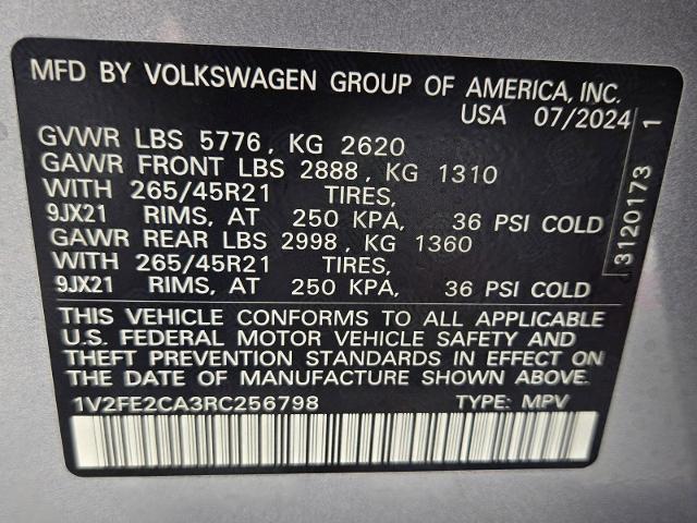 2024 Volkswagen Atlas Cross Sport Vehicle Photo in WEATHERFORD, TX 76087