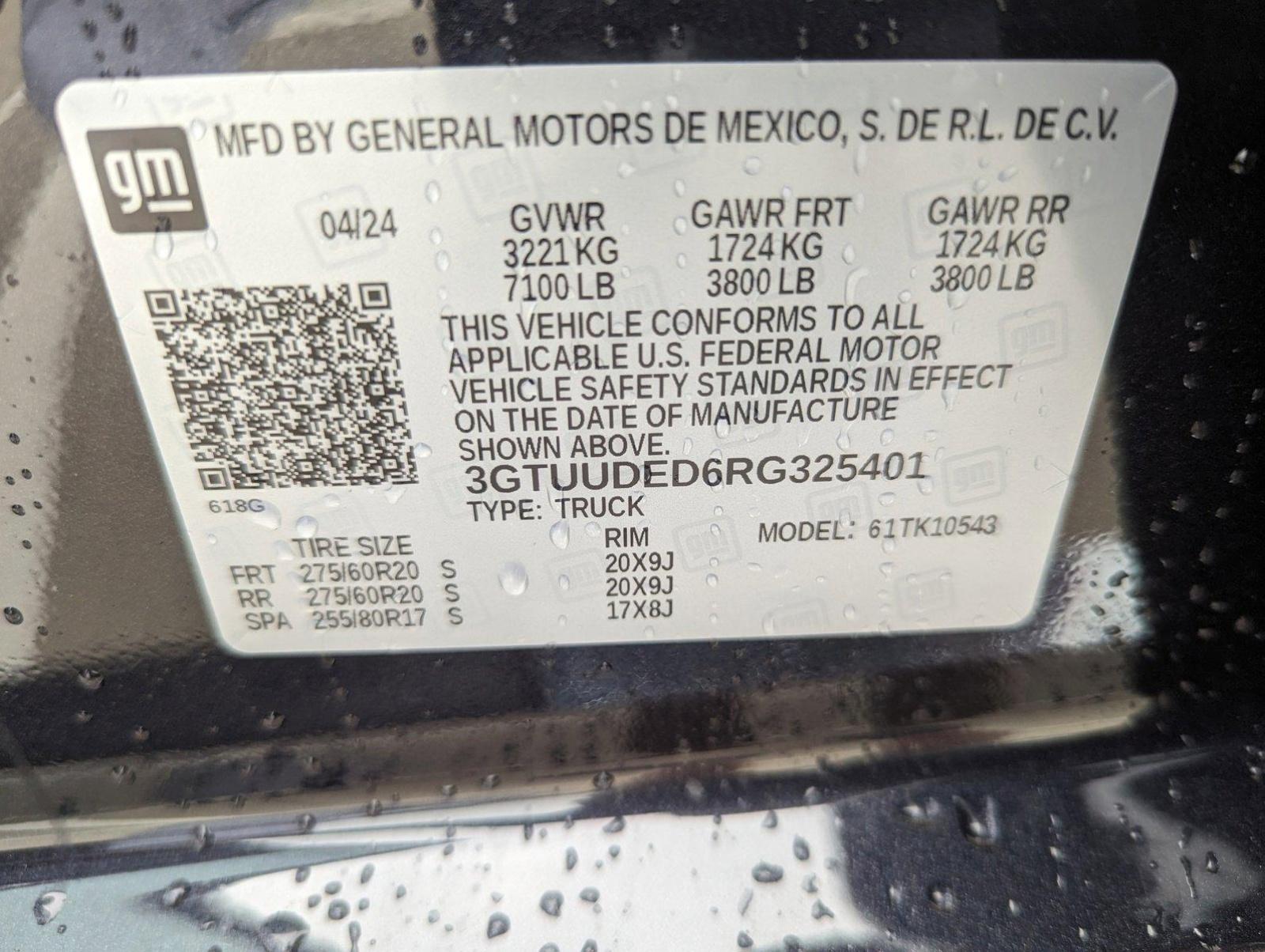 2024 GMC Sierra 1500 Vehicle Photo in CORPUS CHRISTI, TX 78412-4902