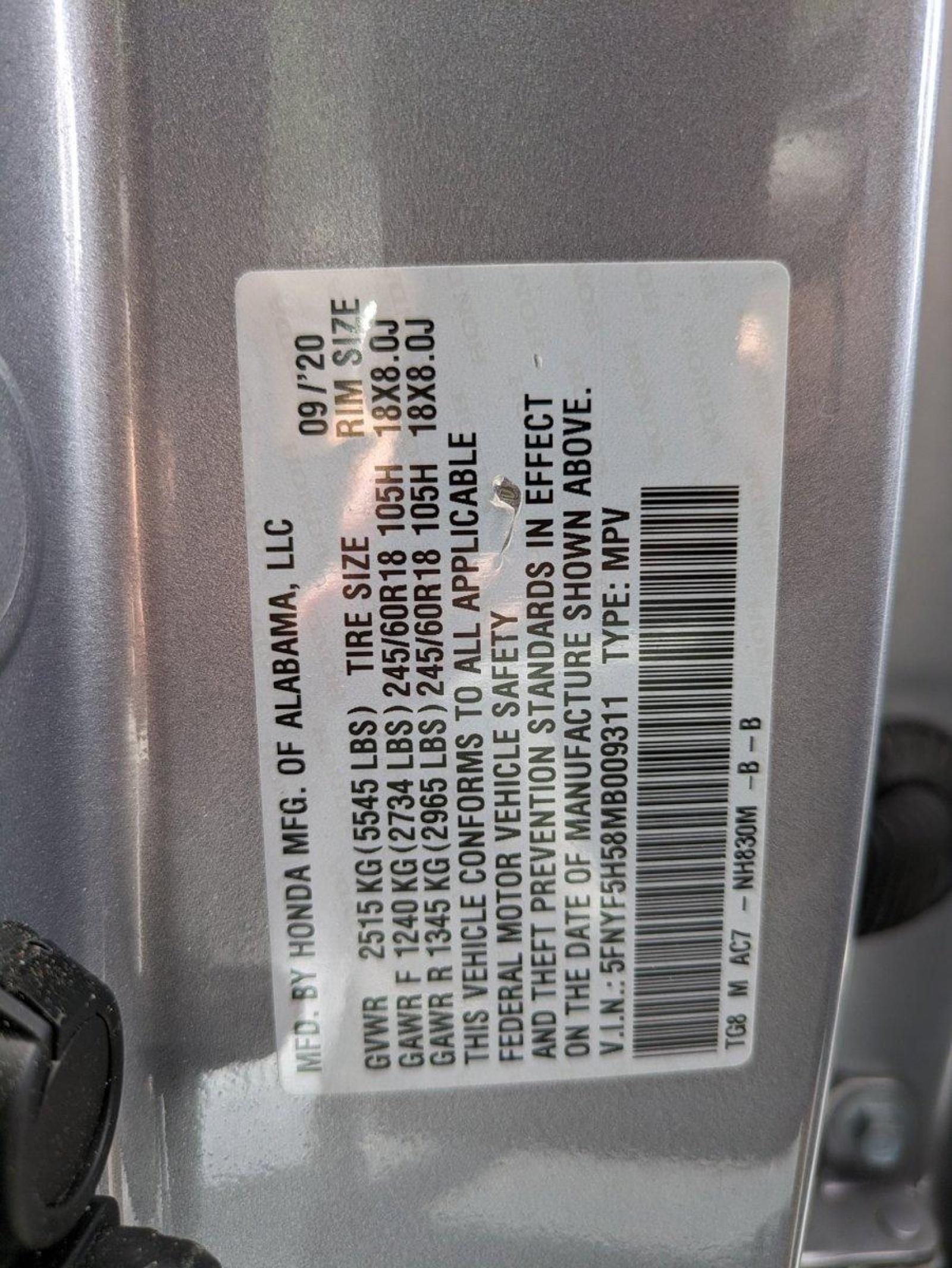 2021 Honda Pilot Vehicle Photo in Sanford, FL 32771