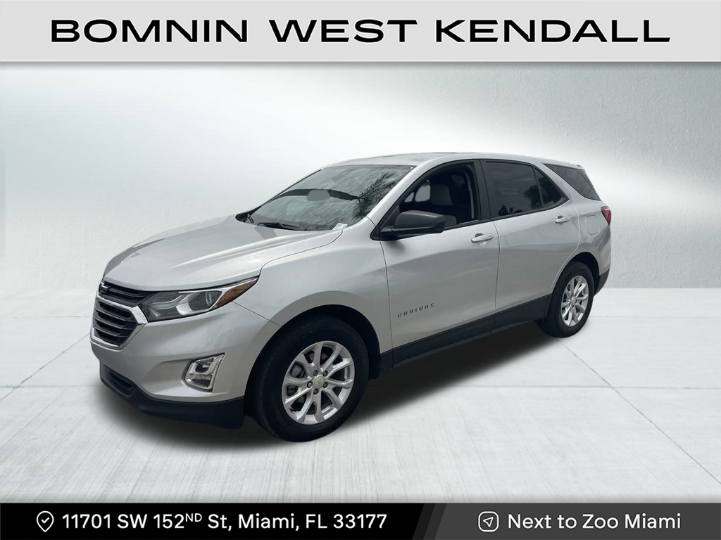 Used 2021 Chevrolet Equinox LS with VIN 3GNAXHEV8MS112439 for sale in Miami, FL