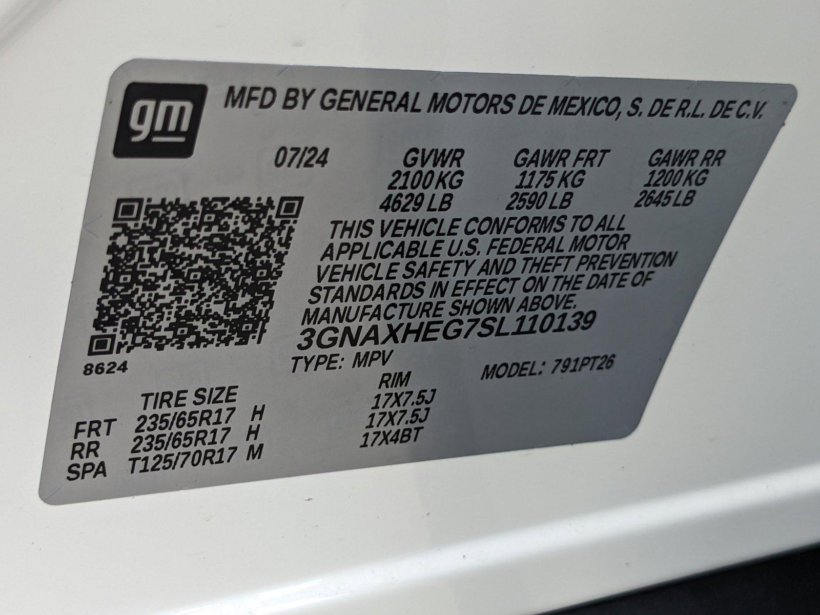 2025 Chevrolet Equinox Vehicle Photo in MIAMI, FL 33172-3015