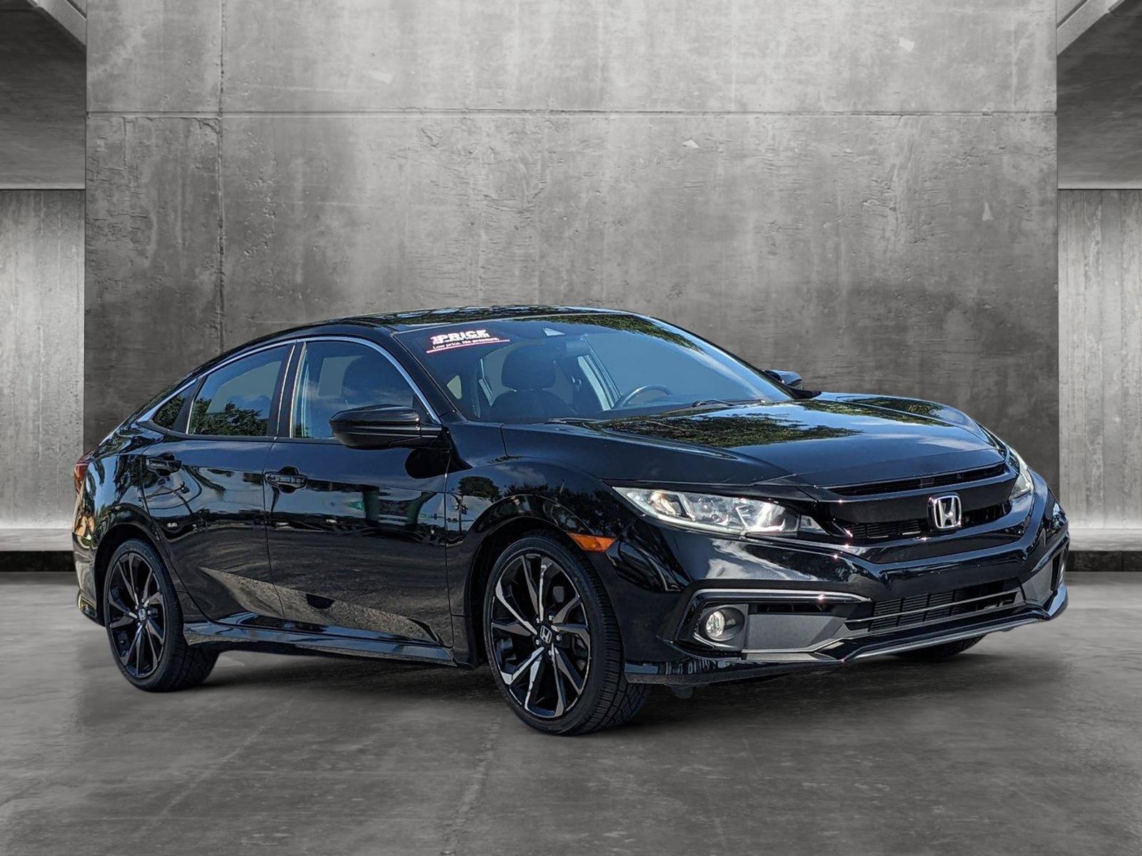 2019 Honda Civic Sedan Vehicle Photo in GREENACRES, FL 33463-3207