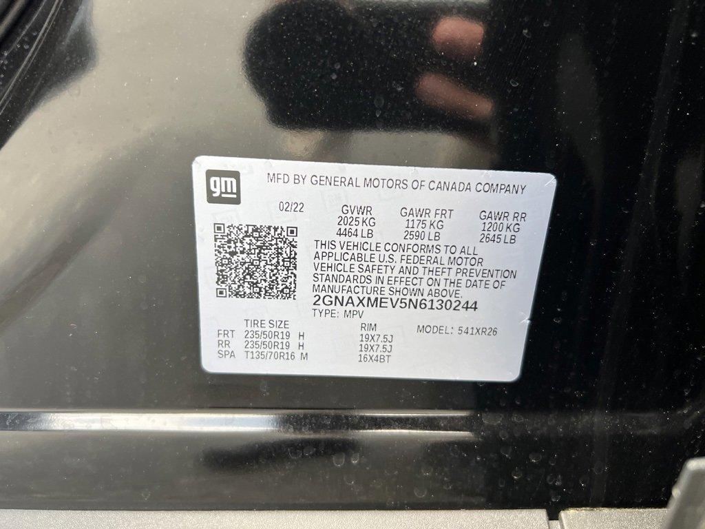 2022 Chevrolet Equinox Vehicle Photo in MONROE, NC 28110-8431